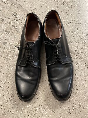 Alden 655 Black Calfskin Plain Toe Blucher