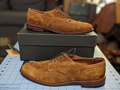 Alden 9662F Snuff Suede Short Wing Tip Blucher