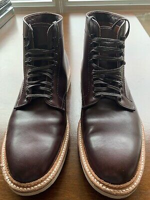 Alden D8825H Burgundy Calfskin Plain Toe Boot