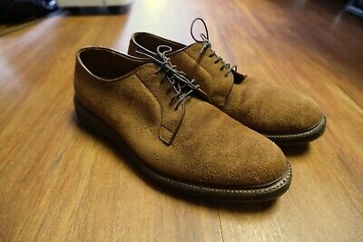 Alden 94702 Snuff Suede Plain Toe Blucher