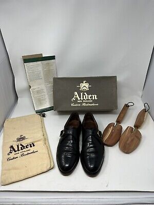 Alden 1649 Black Shell Cordovan Monk Strap