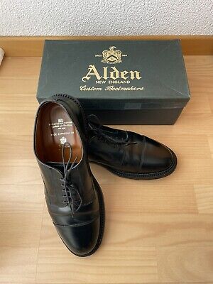 Alden 2175 Black Shell Cordovan Straight Tip Blucher