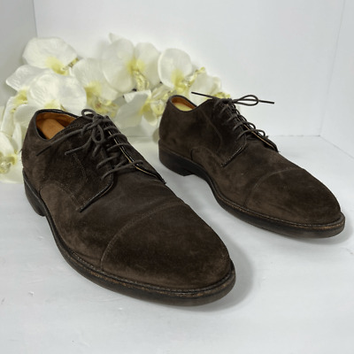 Alden 9563S Chocolate Suede Straight Tip Blucher