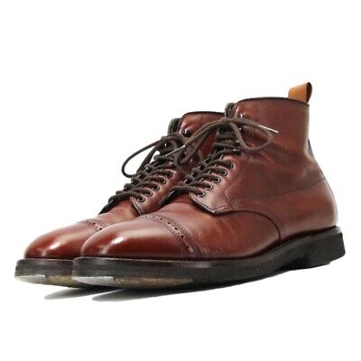 Alden 86910H Brown Alpine Grain Perforated Cap Toe Boot