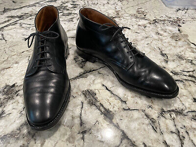 Alden 8626 Black Calfskin Chukka