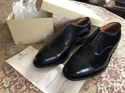 Alden 09016 Black Shell Cordovan Perforated Straight Tip Bal