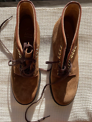 Alden 46056HC Snuff Suede Plain Toe Boot