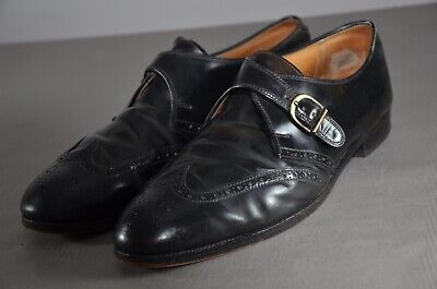 Alden 1672 Black Shell Cordovan Monk Strap