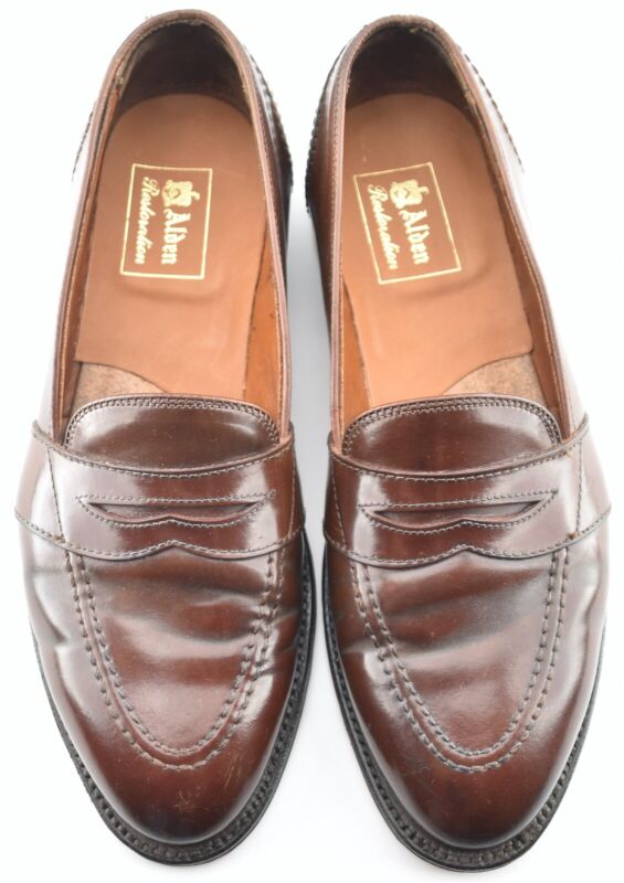 Alden 6846 Ravello Shell Cordovan Full Strap Loafer | Alden