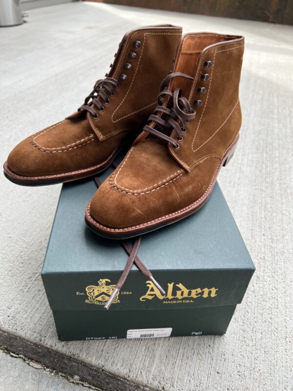 靴 80s Alden 931 sandalwood PTB D1956H - Dirty Bones Indy Boot 2.0 in Arabica Lux – ALDEN SHOES