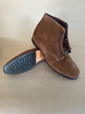 Alden 45350HC Snuff Suede Plain Toe Boot