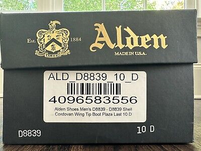 Alden D8839 Ravello Shell Cordovan Wing Tip Boot