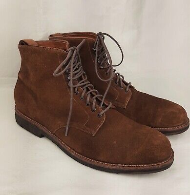 Alden 45113 Snuff Suede Plain Toe Boot