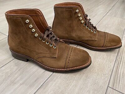 Alden D0816HC Snuff Suede Perforated Cap Toe Boot