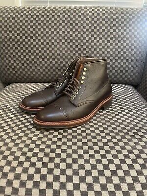 Alden D9819HC Dark Brown Regina Grain Perforated Cap Toe Boot