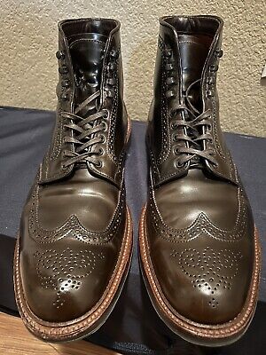 Alden D5911HC Cigar Shell Cordovan Wing Tip Boot