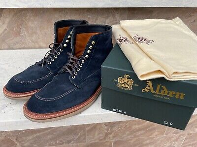 Alden D2910H Navy Suede Indy Boot