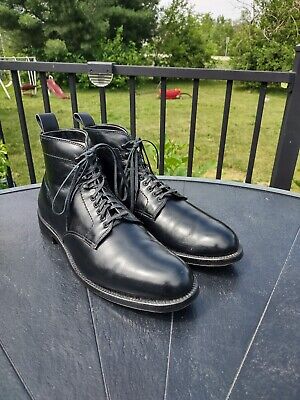 Alden 4517H Black Calfskin Plain Toe Boot