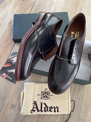 Alden D1643 Color 8 Shell Cordovan Saddle Shoe