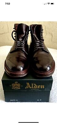Alden D6879H Color 8 Shell Cordovan Plain Toe Boot