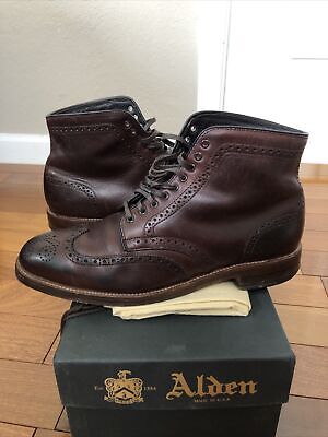 Alden 44732 Brown Chromexcel Wing Tip Boot