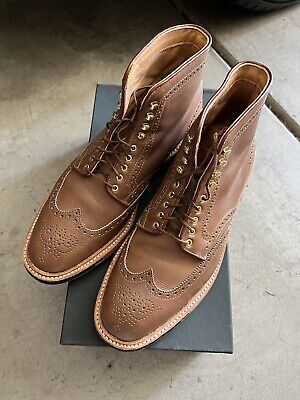 Alden D6803HC Natural Chromexcel Wing Tip Boot