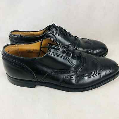 Alden 4289 Black Calfskin Wing Tip Bal