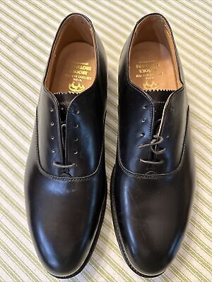 Alden 0932 Black Calfskin Plain Toe Bal
