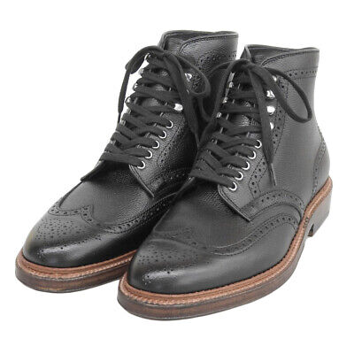 Alden N8805H Black Alpine Grain Wing Tip Boot