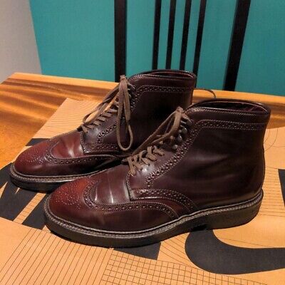 Alden 44506H Color 8 Shell Cordovan Wing Tip Boot