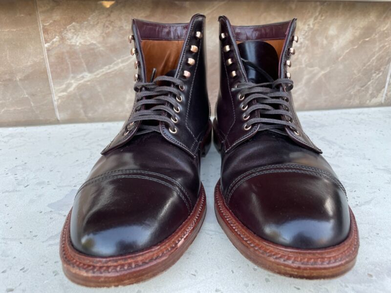 Alden 40731 Color 8 Shell Cordovan Cap Toe Boot | Alden