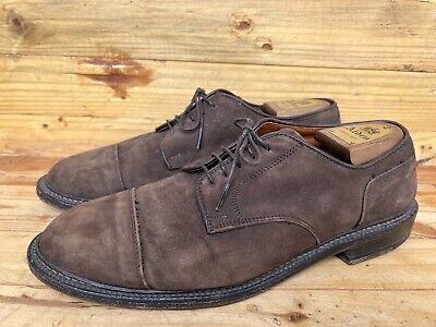 Alden M6507F Mocha Kid Suede Straight Tip Blucher