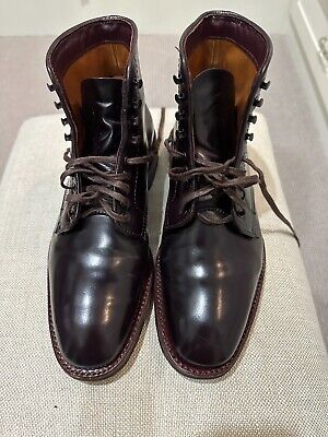Alden D6814HC Color 8 Shell Cordovan Plain Toe Boot