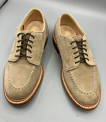 Alden A9611 Milkshake Suede Mocc Toe Blucher