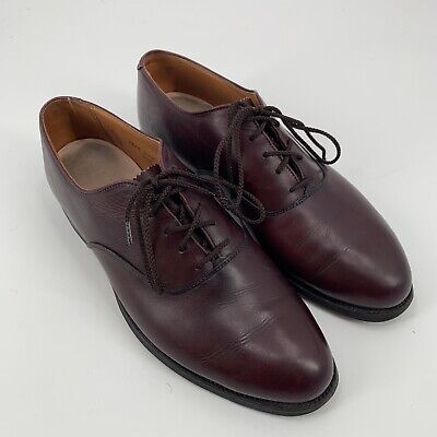 Alden 933 Burgundy Calfskin Plain Toe Bal