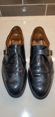 Alden 1672 Black Shell Cordovan Monk Strap