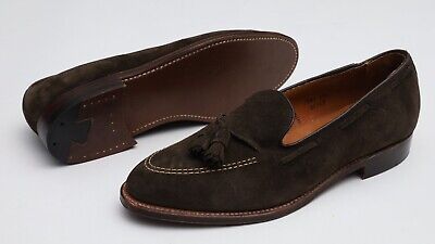 Alden D1113 Dark Brown Suede Tassel Loafer