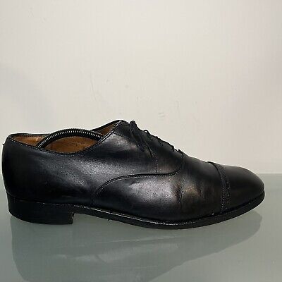 Alden 201 Black Shrunken Calf Plain Toe Dover