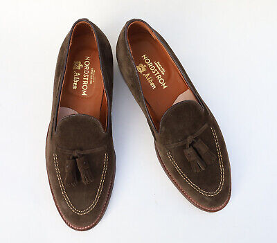 Alden D1113 Dark Brown Suede Tassel Loafer