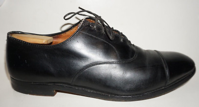 Alden 922 Black Calfskin Straight Tip Bal