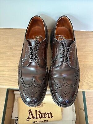 Alden 97894 Cigar Shell Cordovan Long Wing Blucher | Alden