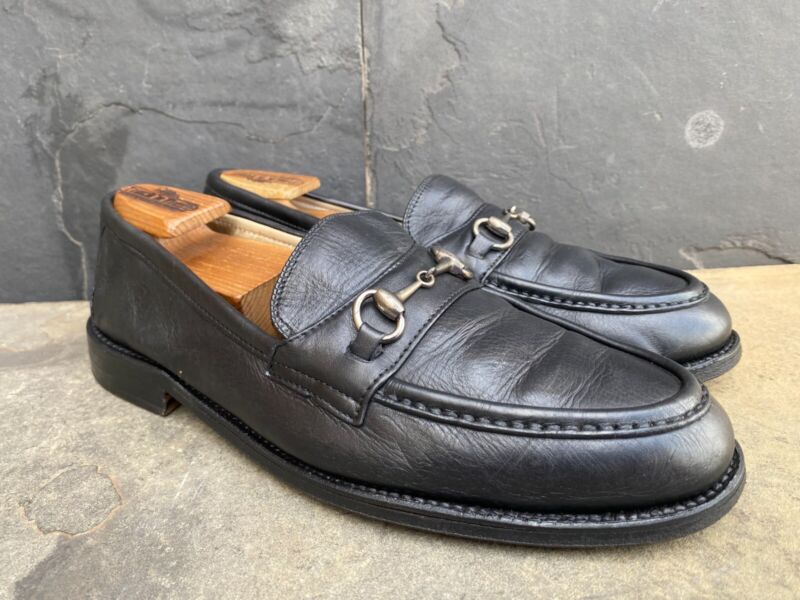 Alden 5727F Black Calfskin Horse Bit Loafer | Alden Model