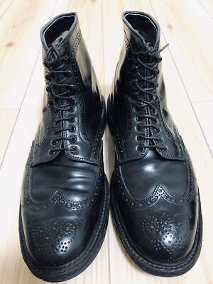 Alden 44651HC Black Shell Cordovan Wing Tip Boot