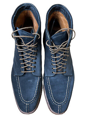 Alden D9907 Navy Suede NST Tanker Boot