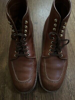 Alden D1925HC Tan Calfskin Indy Boot