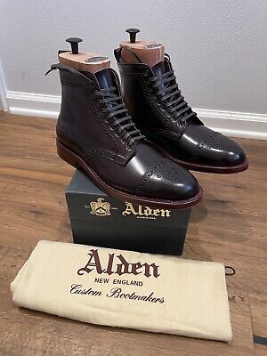 Alden D6812H Color 8 Shell Cordovan Medallion Cap Toe Boot