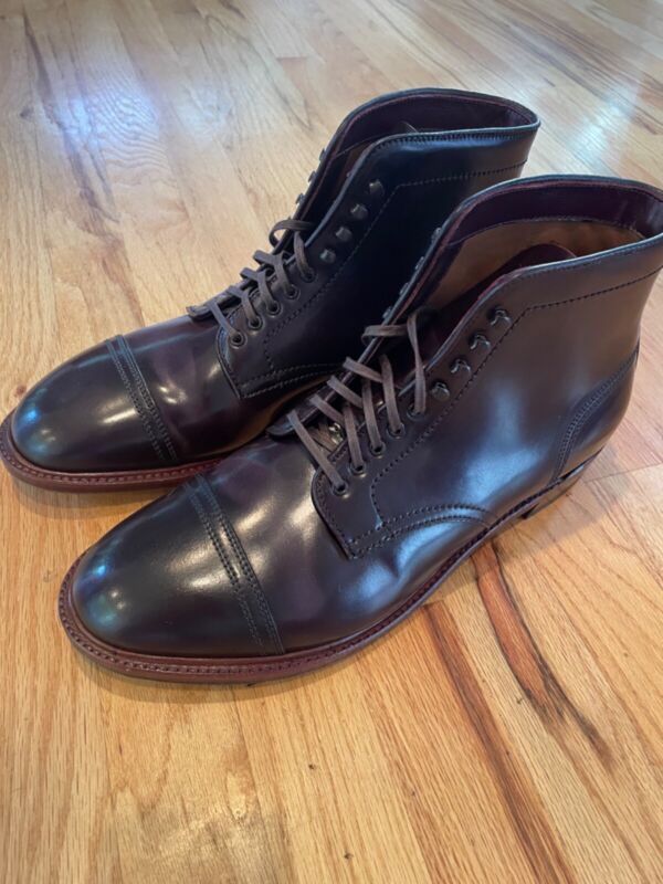 Alden N1801H Color 8 Shell Cordovan Cap Toe Boot | Alden Model Project