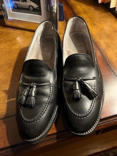 Alden 36957 Black Tassel Loafers shoes