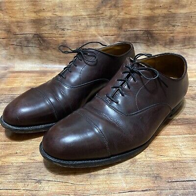 Alden C906 Burgundy Calfskin Perforated Straight Tip Bal
