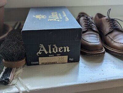 Alden 24086 Natural Chromexcel Mocc Toe Blucher